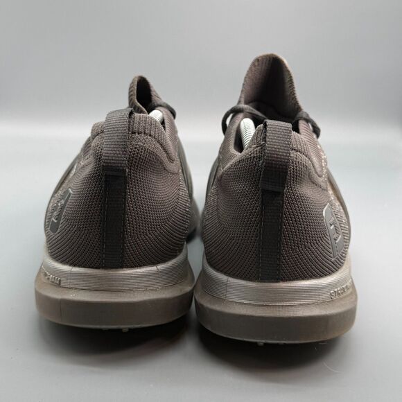 FootJoy HyperFlex Men\'s 10.5 Gray knit Lace-Up Low Top Athletic Golf Sneakers